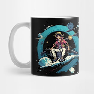 Luffy x Space - one piece anime character cool Mug